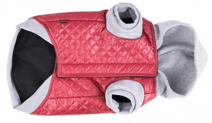 Куртка для собак Amiplay Boston з капюшоном 25 см Бордова (5907563239654) - зображення 2