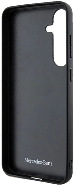 Etui plecki Mercedes Benz Leather Curved Stitches na Samsung Galaxy S24 Plus (S926) Czarne (3666339240981) - obraz 2