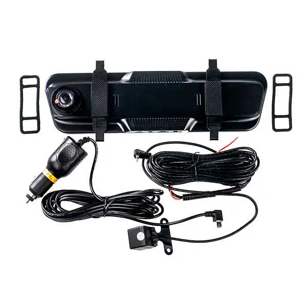 Зеркало с видеорегистратором L1027 10'' (2 камеры) touch AHD HDSYR_2799 - изображение 4