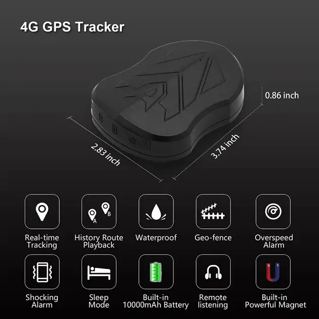 Водонепроницаемый магнитный GPS-трекер SinoTrack ST915L 2G HDSYR_3239 - изображение 7