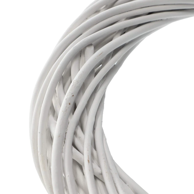 Вінок з лози Kadax Berno 30 см Білий K9148 (5903699484999) - зображення 2