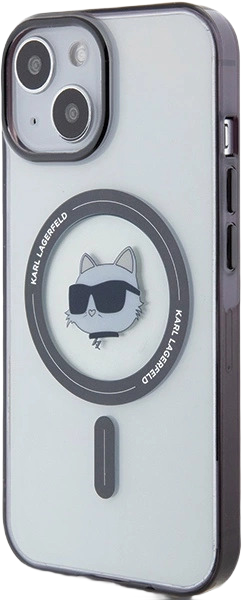 Панель Karl Lagerfeld IML Choupette's Head MagSafe для Apple iPhone 15 Plus / 14 Plus Transparent (KLHMP15MHKHNOTK) - зображення 2