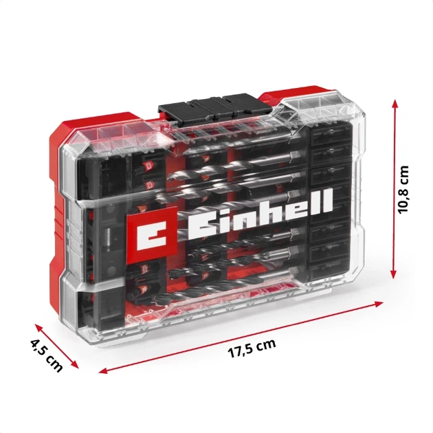Набір ударних біт і свердл Einhell M-Case 39шт 0.66кг (00134047) - Фото 5 Набір ударних біт і свердл Einhell M-Case 39шт 0.66кг (00134047) - изображение 5