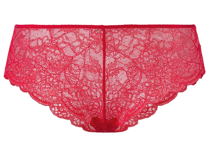 Трусики-хіпстери набір 2 шт. мереживні для жінки Esmara LYCRA® 389648 M червоний - зображення 2