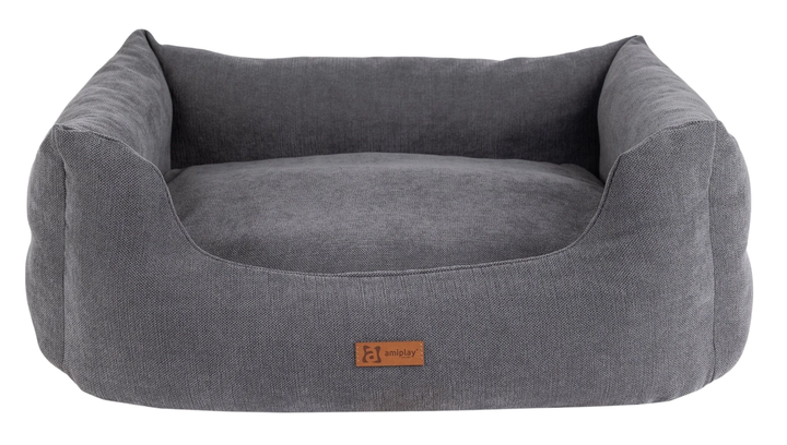 Чохол Amiplay для лежанки Moni розмір M Графітовий (5907563304666) - зображення 5