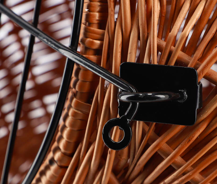 Переноска плетена Kadax Marra 40 x 48 x 45 см, Коричневий K9137 (5903699484883) - зображення 4