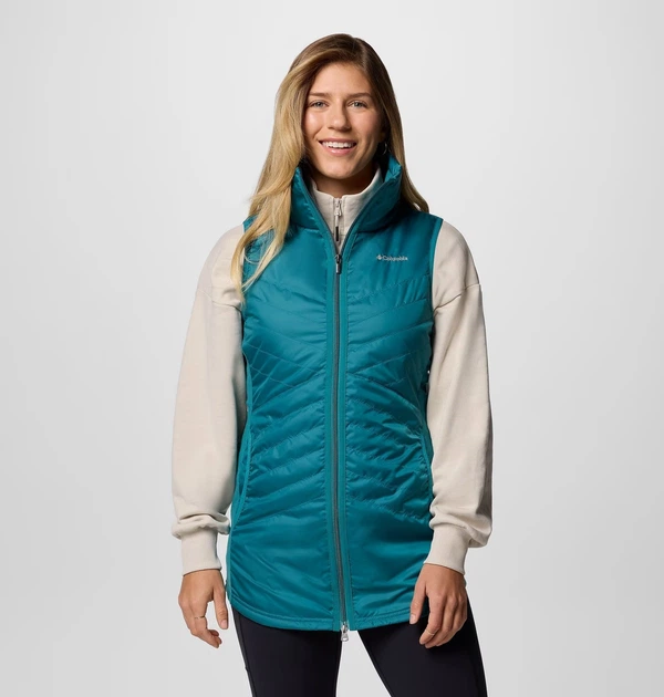 Женская жилетка Columbia 1159850582 (Бирюзовый S) - Фото 6 Женская жилетка Columbia 1159850582 (Бирюзовый S) - изображение 6