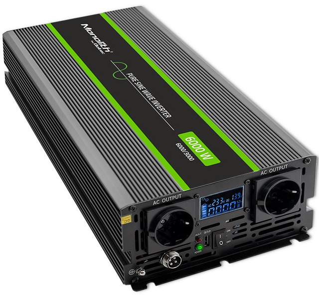 Инвертор 24 230 с чистой синусоидой 3000/6000Вт Qoltec - Фото 2 Инвертор 24 230 с чистой синусоидой 3000/6000Вт Qoltec - изображение 2