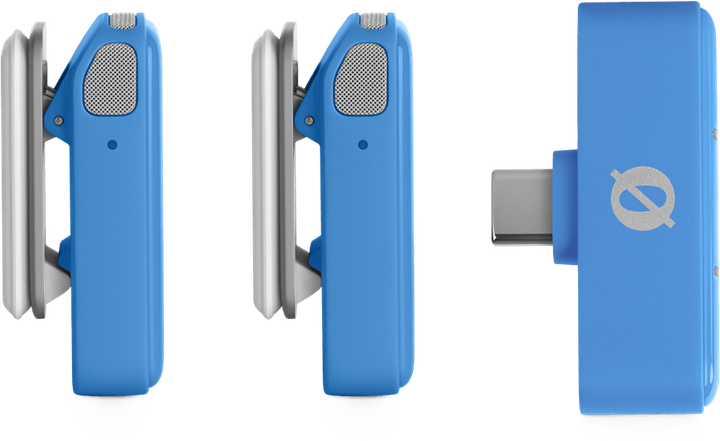 Mikrofon Rode Wireless Micro USB-C Niebieski (698813017959) - obraz 2