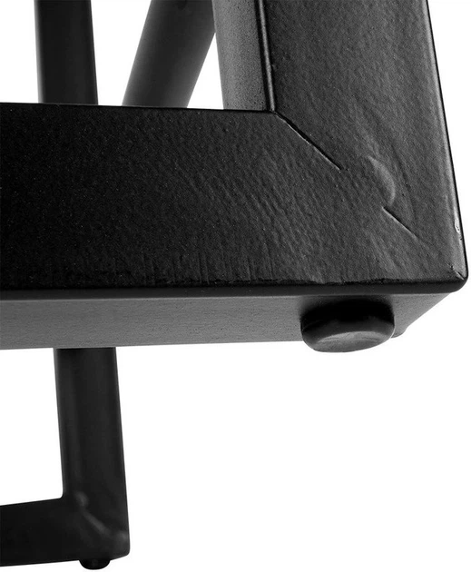 Stojak na drewno kominkowe Ambiance metalowy czarny 45 x 28 x 70 cm (8720573495622) - obraz 6