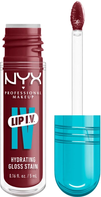 Блиск для губ NYX Professional Makeup Lip I.V. 08 Drippin' in Rose зволожувальний 5 мл (800897267032) - зображення 2