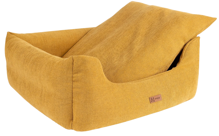 Чохол Amiplay для лежанки Moni розмір M Жовтий (5907563304635) - зображення 3