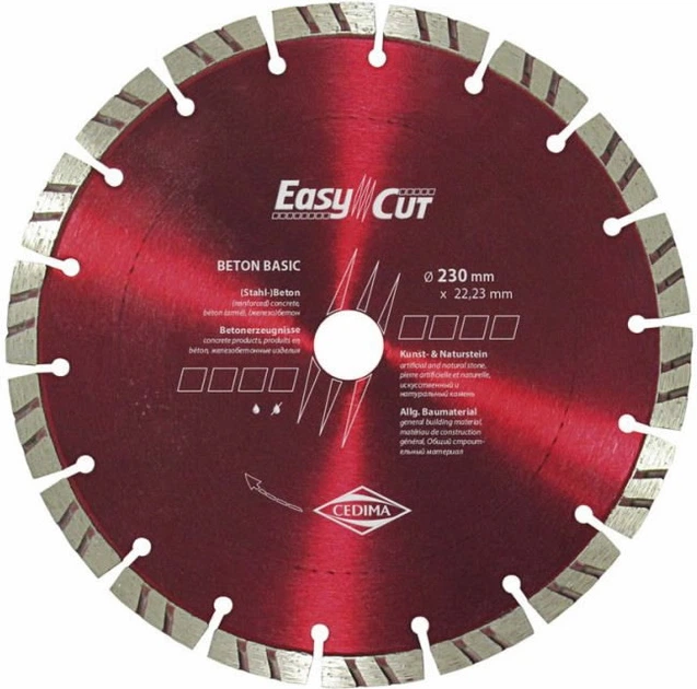 Tarcza diamentowa Cedima Cutting Blade EC-17/18 350 x 3.2 x 25.4 mm (4023138127230) - obraz 1