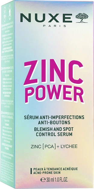 Сироватка для обличчя Nuxe Zinc Power проти недоліків 30 мл (3264680039942) - зображення 3