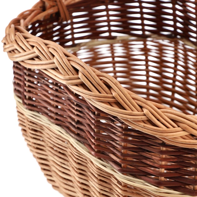 Кошик плетений для покупок Kadax Anfo 43 x 30 см Натуральний K9162 (5903699485132) - зображення 5