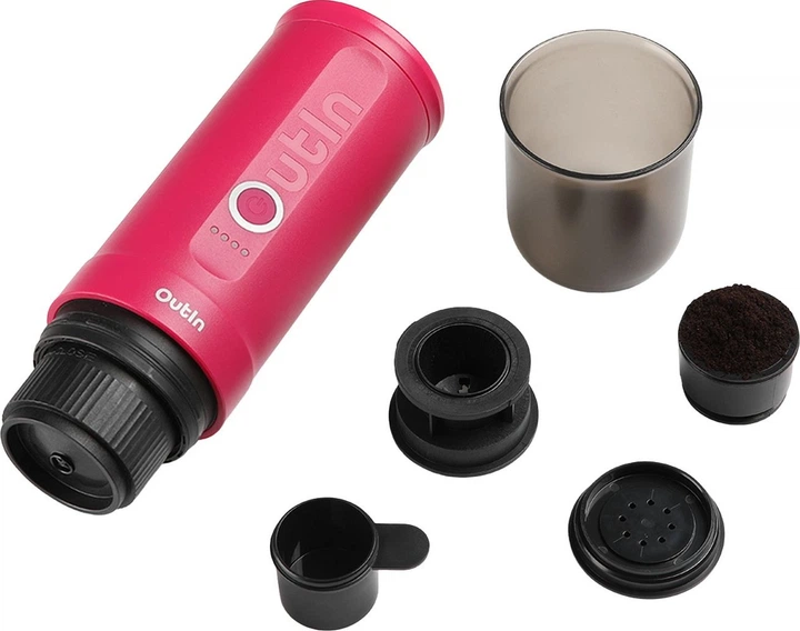 Przenośny ekspres Outin Nano Espresso Maker Crimson Red (1240000016444) - obraz 3