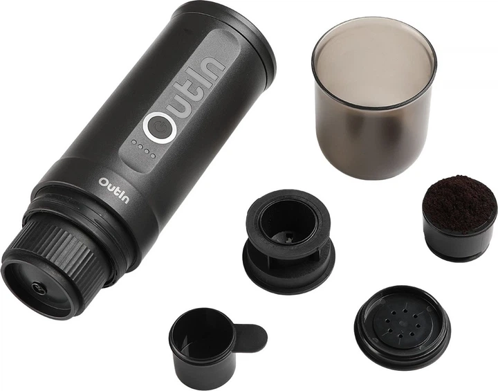 Przenośny ekspres Outin Nano Espresso Maker Space Grey (1240000016413) - obraz 3