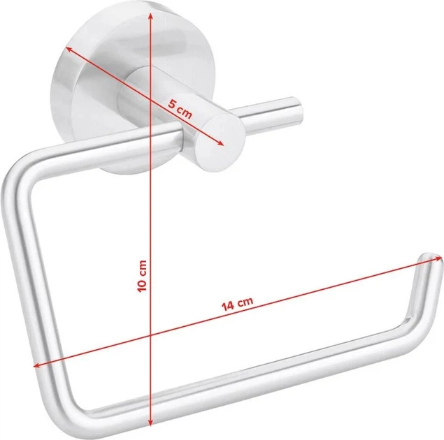 Uchwyt na papier toaletowy TESA Moon 40301 - obraz 2