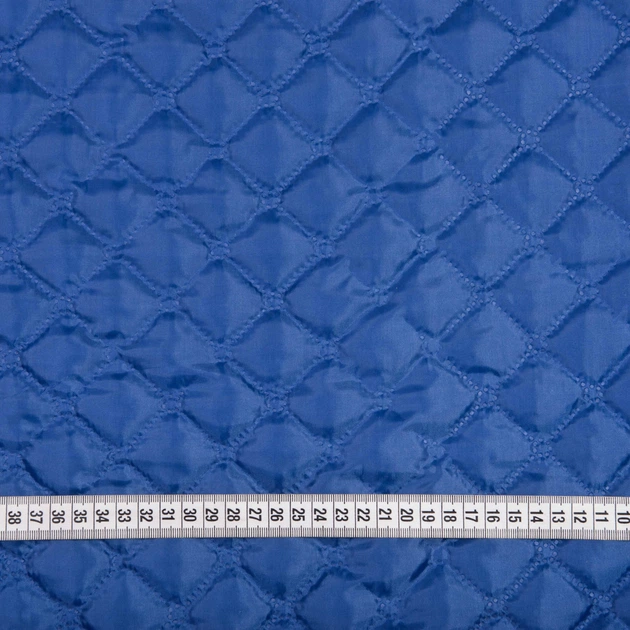 Синтепон 100g термопай 3см*3см с подкладкой 190т волошковий (155г/м.кв150см пог.м) 181620 - изображение 3