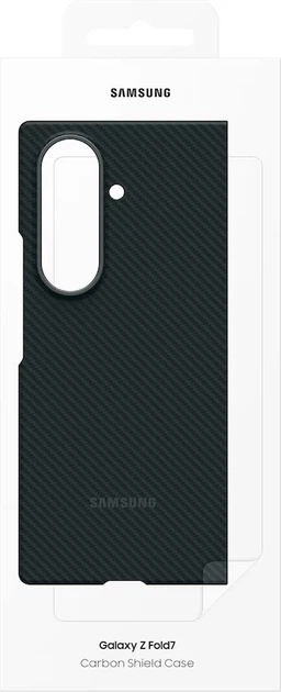 Панель Samsung Carbon Shield Case для Samsung Galaxy Z Fold7 Black (EF-XF966SBEGWW) - зображення 8