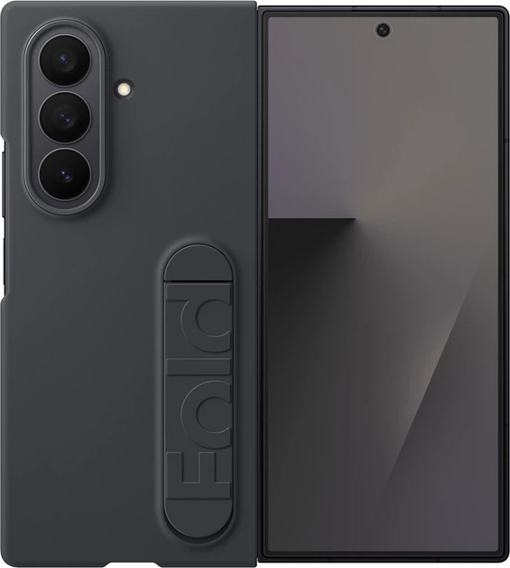 Панель Samsung Silicone Case для Samsung Galaxy Z Fold7 Black (EF-MF966CBEGWW) - зображення 1