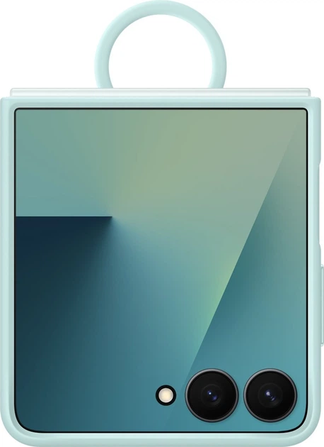 Etui plecki Samsung Silicone Case with Ring do Samsung Galaxy Z Flip7 Mint (EF-PF766TMEGWW) - obraz 3