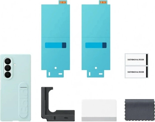 Панель Samsung Silicone Case для Samsung Galaxy Z Fold7 Mint (EF-MF966CMEGWW) - зображення 6