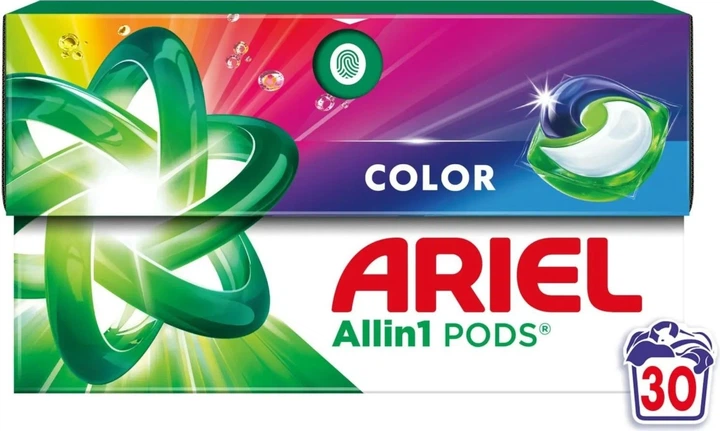 Kapsułki do prania Ariel Color All in 1 Pods Color 30 szt (8700216766173) - obraz 2