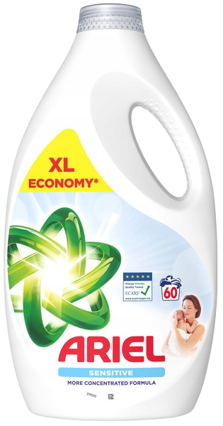Гель для прання Ariel Sensitive 2.7 л (8700216691550) - зображення 1