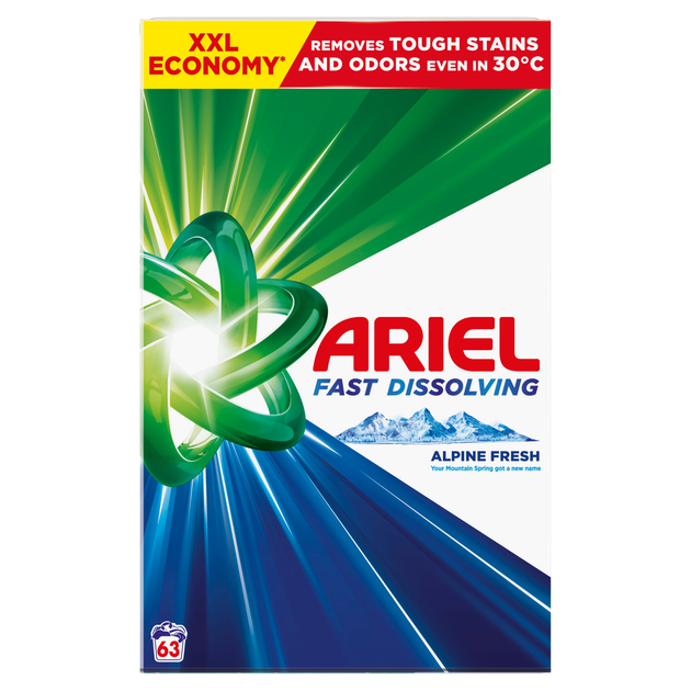 Proszek do prania Ariel Alpine Fresh 3.465 kg (8700216733830) - obraz 1