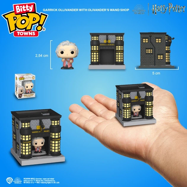 Набір фігурок BITTY POP! Town серії "Гаррі Поттер" - ОЛІВАНДЕР І КРАМНИЦЯ ЧАРІВНИХ ПАЛИЧОК - изображение 3