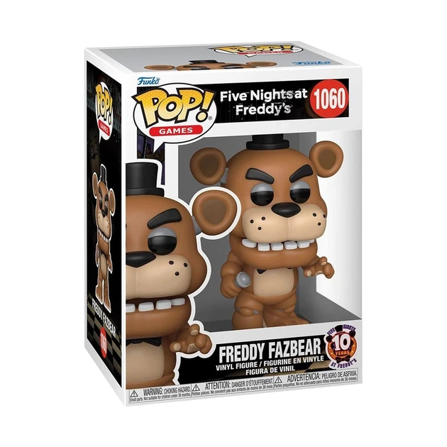 Ігрова фігурка FUNKO POP! серії «5 ночей у Фредді: 10 років» - ФРЕДДІ - Фото 2 Ігрова фігурка FUNKO POP! серії «5 ночей у Фредді: 10 років» - ФРЕДДІ - изображение 2