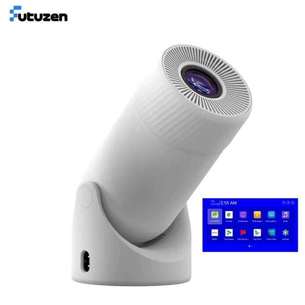 Smart Проектор Android 11 4K P10 Pro с WiFi та Bluetooth Futuzen - Фото 1 Smart Проектор Android 11 4K P10 Pro с WiFi та Bluetooth Futuzen - изображение 1