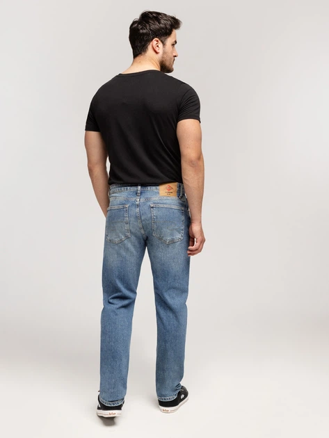 Jeansy slim fit męskie Lee Cooper London-1087 33-32 Błękitne (5905991750062) - obraz 2