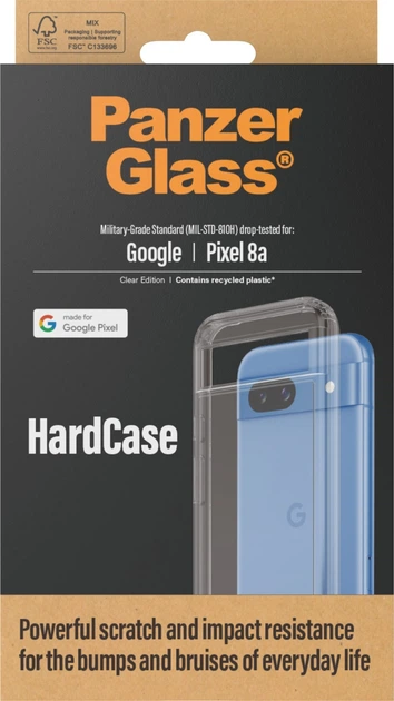 Etui plecki Panzer Glass Hard Case do Google Pixel 8A Transparent (5711724012280) - obraz 4