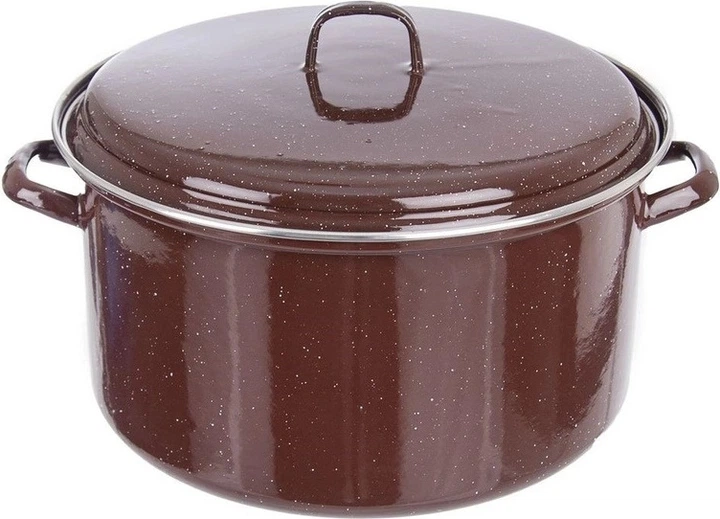 Pokrywka Orion Brown emaliowana Brązowa 32 cm (8592381119034) - obraz 2