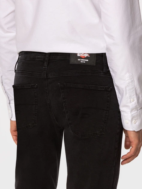 Jeansy slim fit męskie Lee Cooper London-1089 28-28 Czarne (5905991750093) - obraz 2