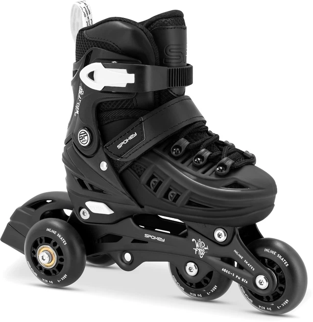 Łyżworolki regulowane 4w1 Spokey 4ONE 34-38 944646 Czarne (5905339446466) - obraz 5