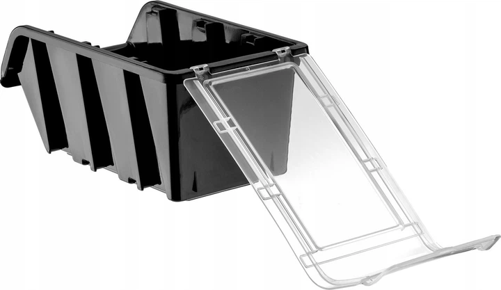 Zestaw kuwet warsztatowych z pokrywą Kadax KTR16 155 x 100 mm 10 szt. Czarne (5903699456774) - obraz 3