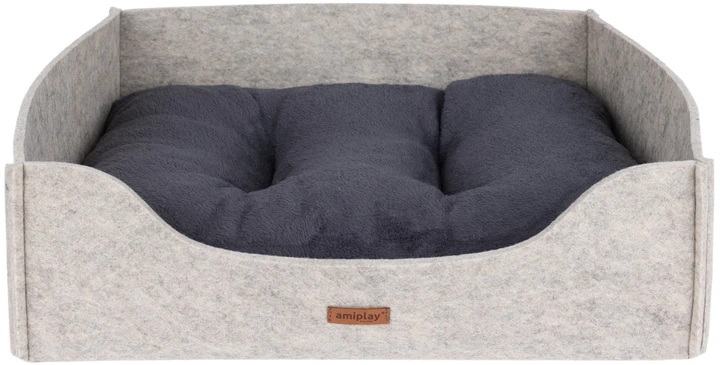 Лежак для собак Amiplay Hygge Sofa 2в1 L Бежевий (5907563303010) - зображення 2