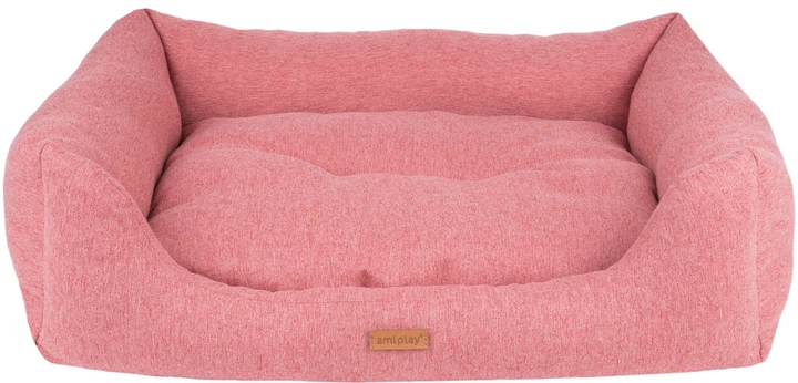 Лежак для собак Amiplay Montana Sofa S Рожевий (5907563274273) - зображення 1
