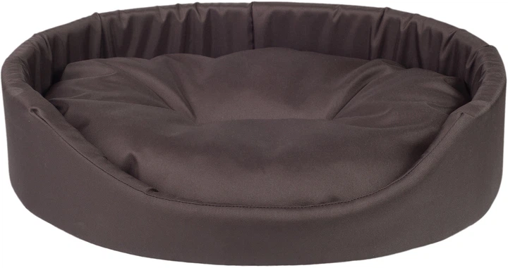 Лежак для собак Amiplay Basic овальний XS Коричневий (5907563246133) - зображення 1