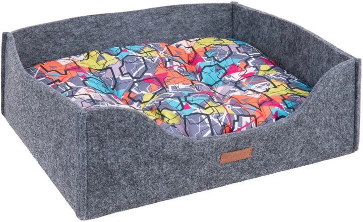 Legowisko dla psów Amiplay Hygge Sofa 2w1 L Szare (5907563259744) - obraz 1
