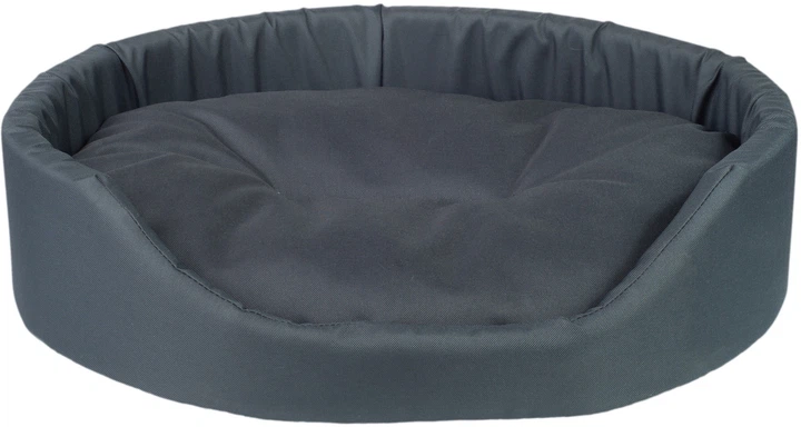 Legowisko dla psów Amiplay Basic owalne XS Grafitowe (5907563246140) - obraz 1