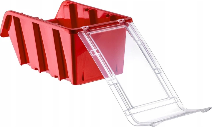 Zestaw kuwet warsztatowych z pokrywą Kadax KTR20 195 x 120 mm 20 szt. Czerwone (5903699456873) - obraz 3