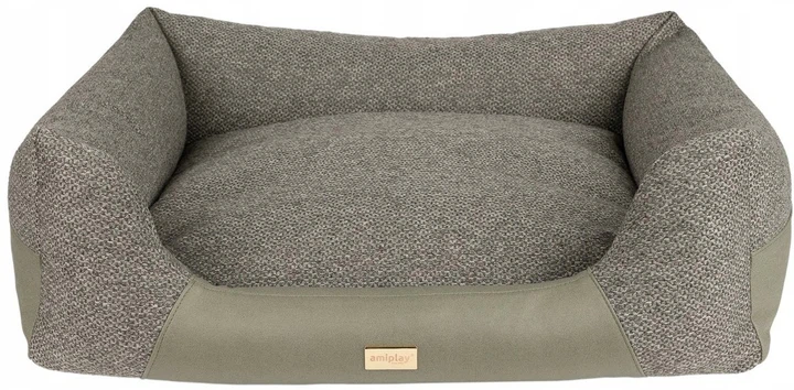Legowisko dla psów Amiplay Milano Sofa L Oliwkowe (5907563310810) - obraz 1