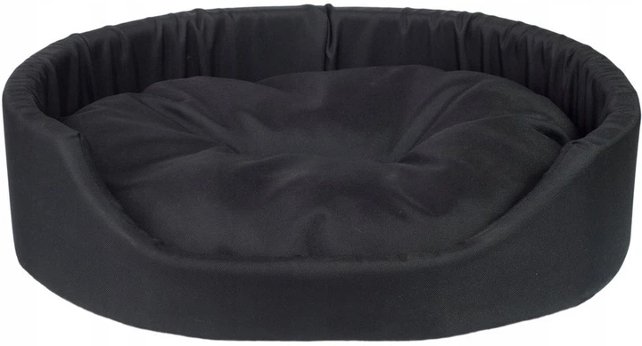 Legowisko dla psów Amiplay Basic owalne XXL Czarne (5907563246355) - obraz 1