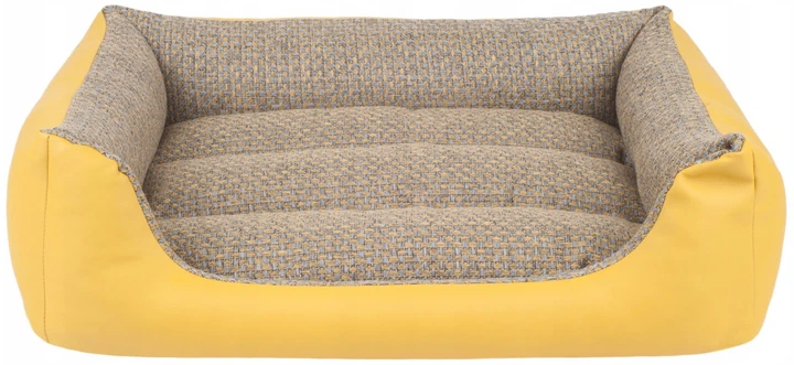 Legowisko dla psów Amiplay Morgan Sofa 4w1 S Żółte (5907563239159) - obraz 1