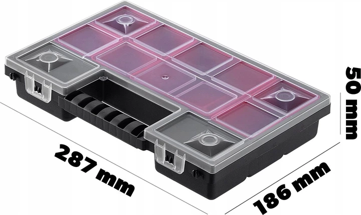 Organizer warsztatowy Kadax KNO35255B 18 szuflad 6 szt. (5903699456989) - obraz 5