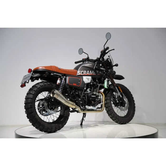 Мотоцикл Scrambler FT300-F6P Forte Чорний - изображение 3